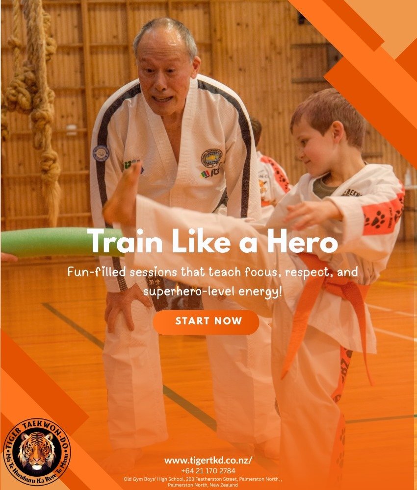 Kids Self-Defence Palmerston North at Tiger Taekwon-Do